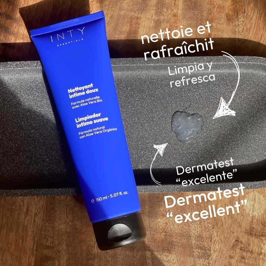 texture de notre nettoyant intime doux