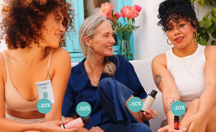 solde d'ete intyessentials avec -50% sur les huiles de massage et -20% sur les autres produits

